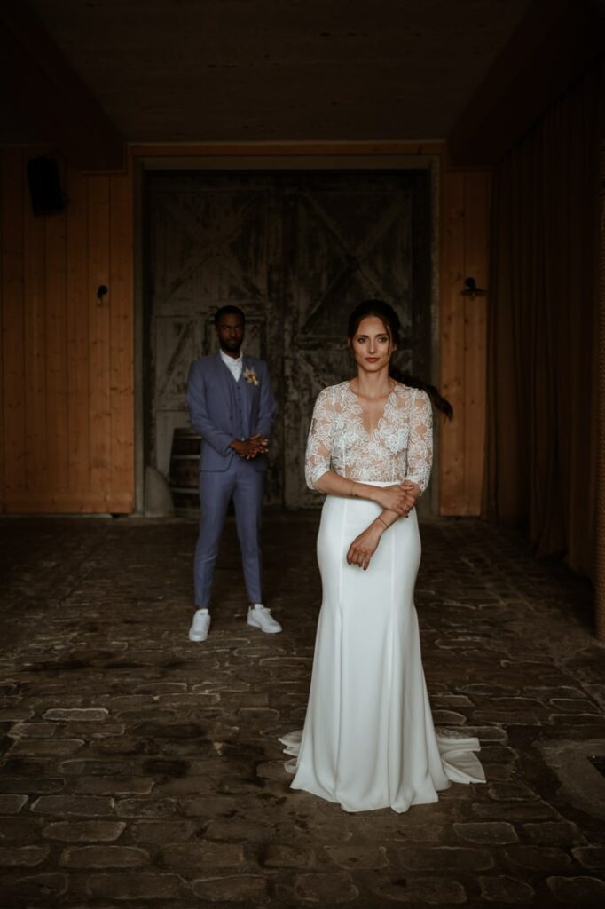 Découverte des mariés