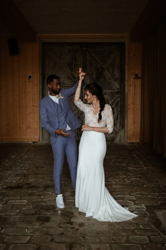 Découverte des mariés