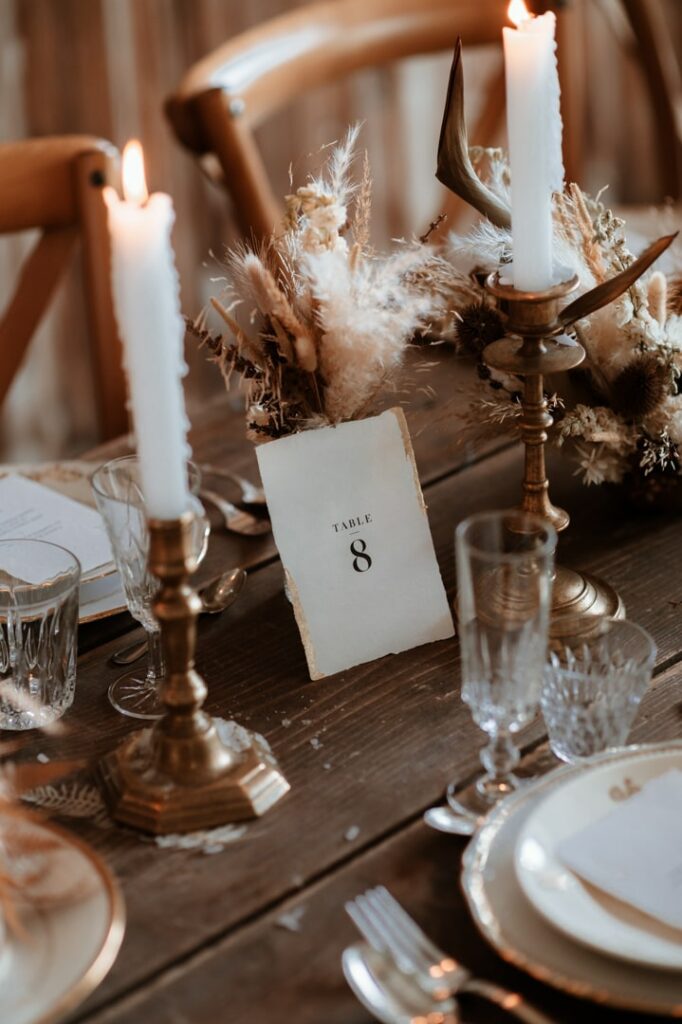 Décoration table rustique mariage