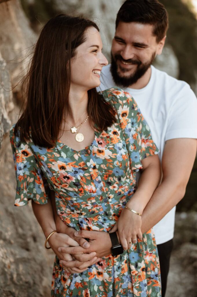 Couple séance engagement