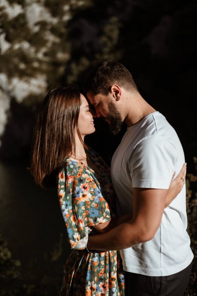Couple séance engagement