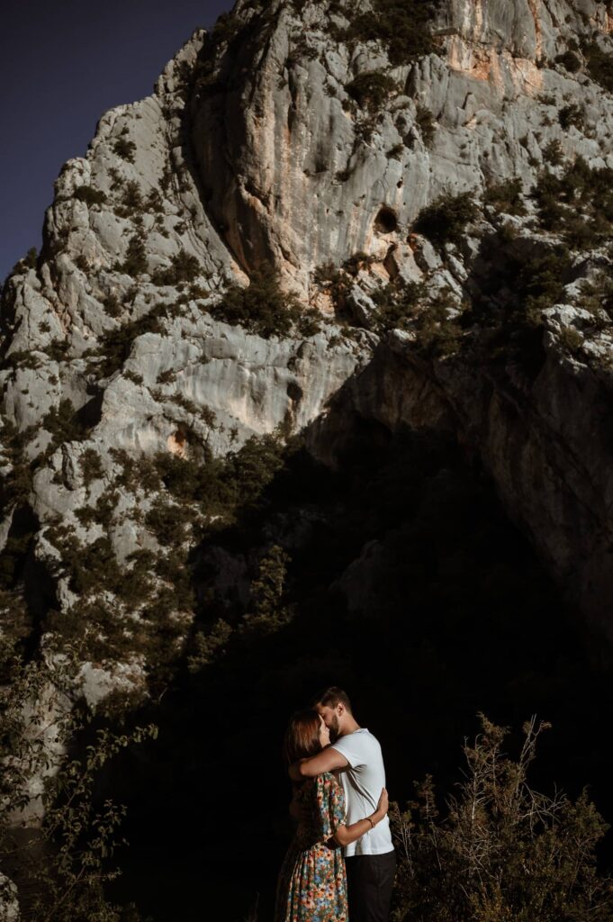 Couple séance engagement