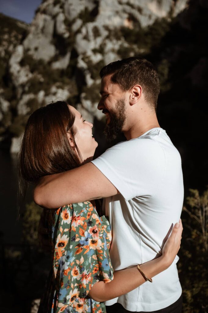 Couple séance engagement