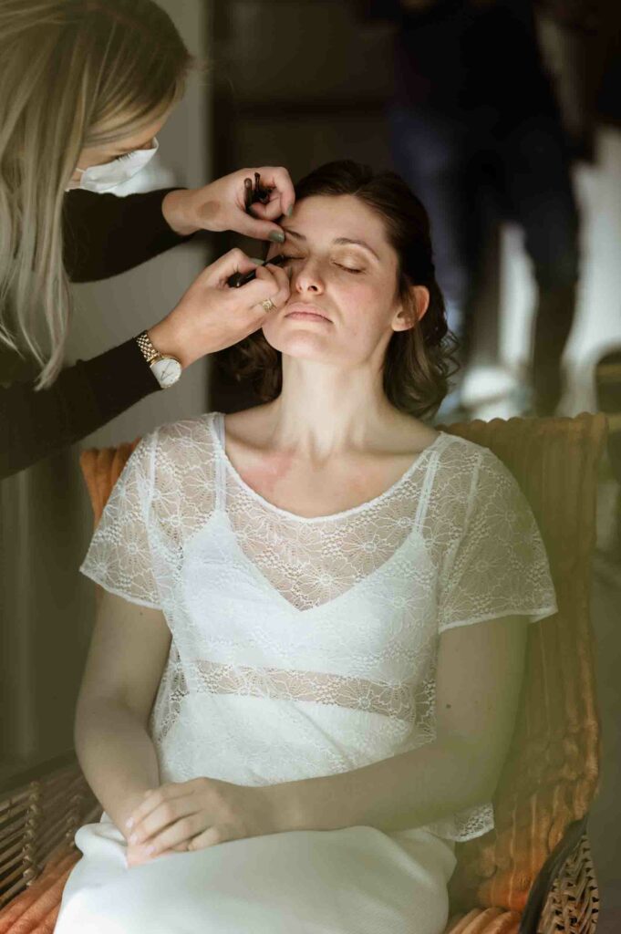 Préparatifs mariée