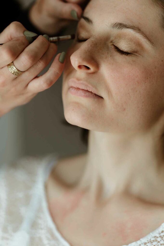 préparatifs mariée