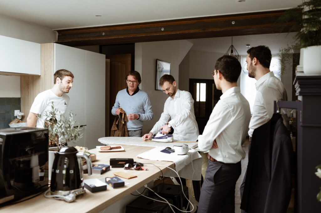 Préparatifs des mariés