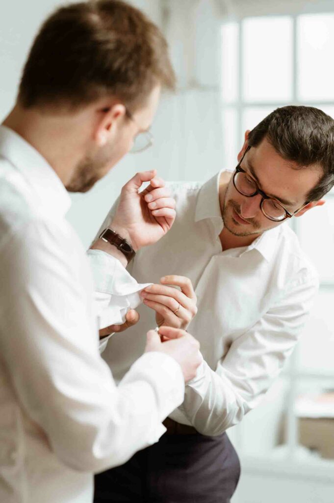 Préparatifs des mariés