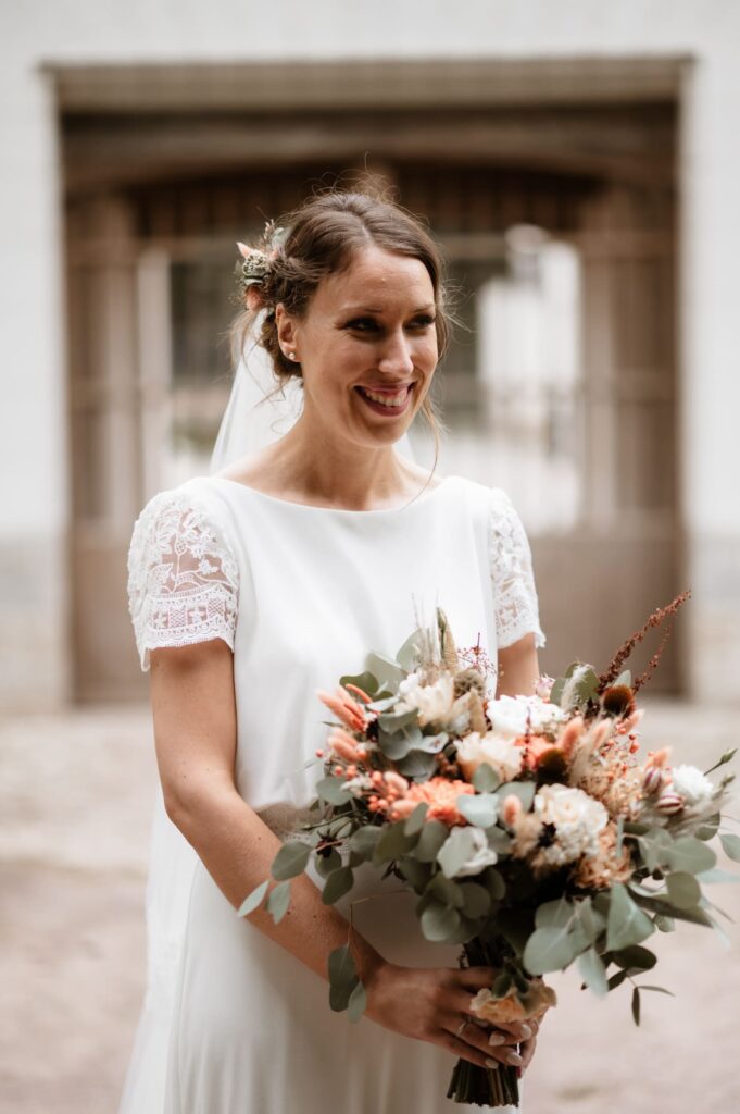 Portrait de la mariée