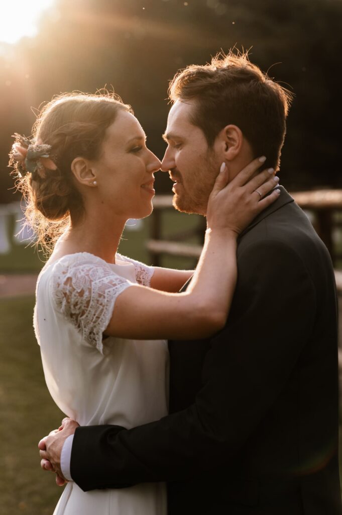 Couple golden hour