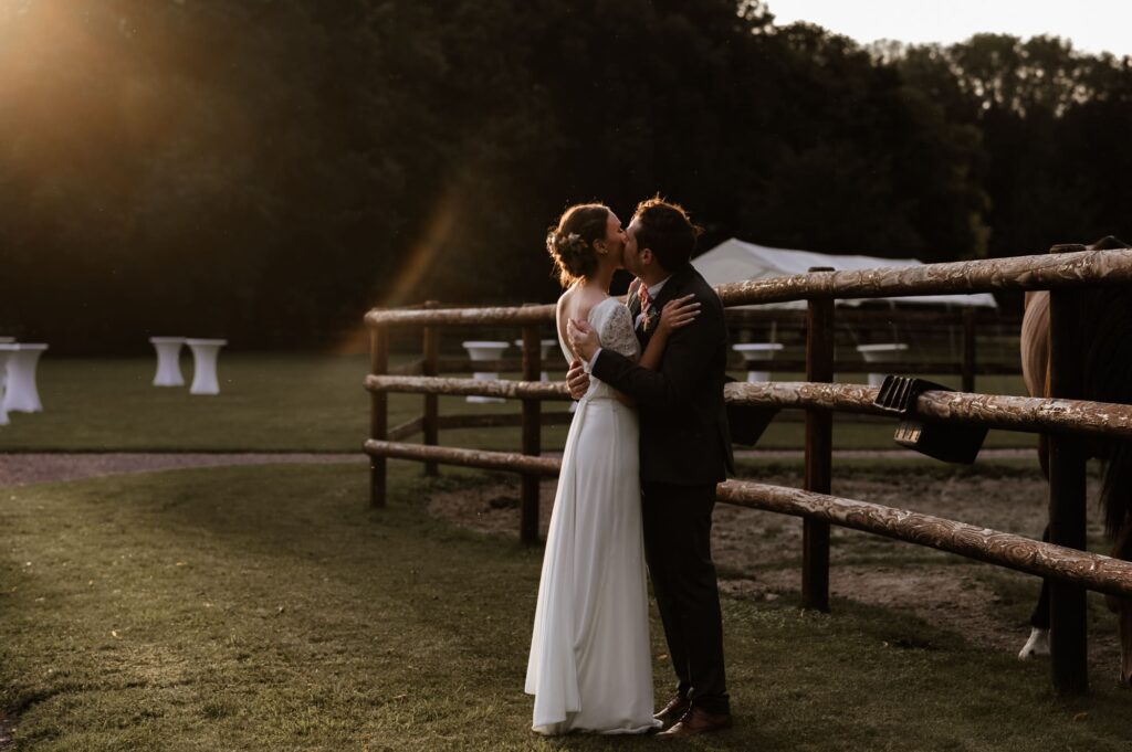 Couple golden hour