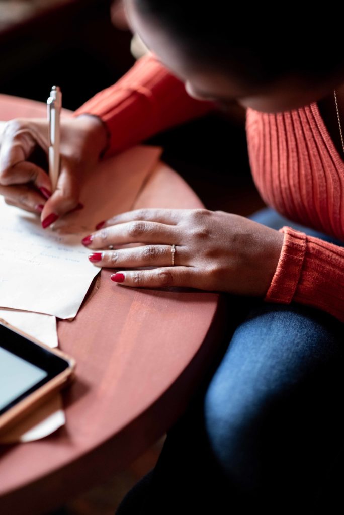 Ecriture voeux mariage