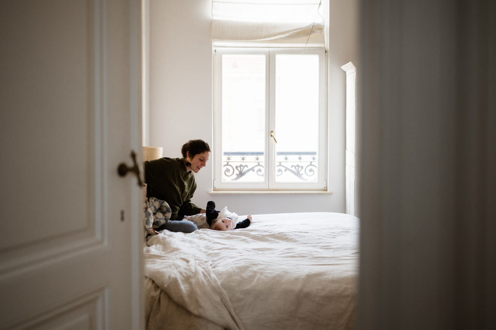 Séance naissance à la maison